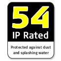 IP54 rated